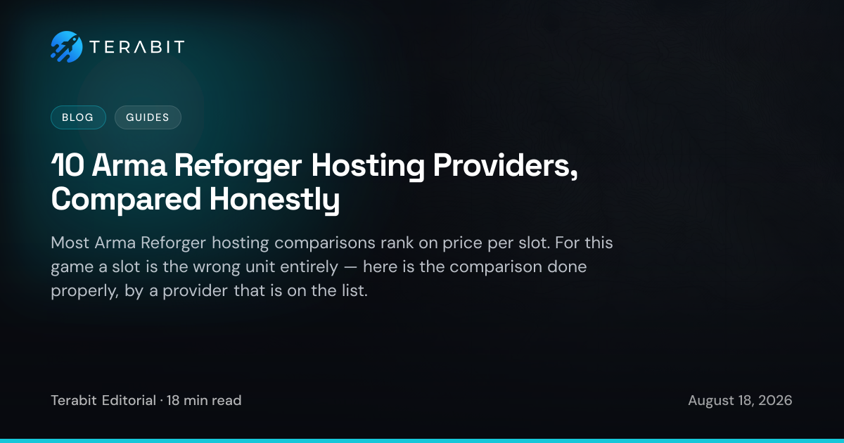 10 Arma Reforger Hosting Providers, Compared Honestly