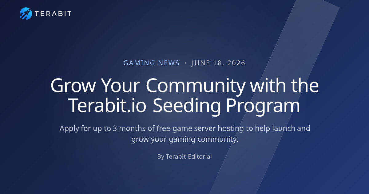 Grow Your Community with the Terabit.io Seeding Program